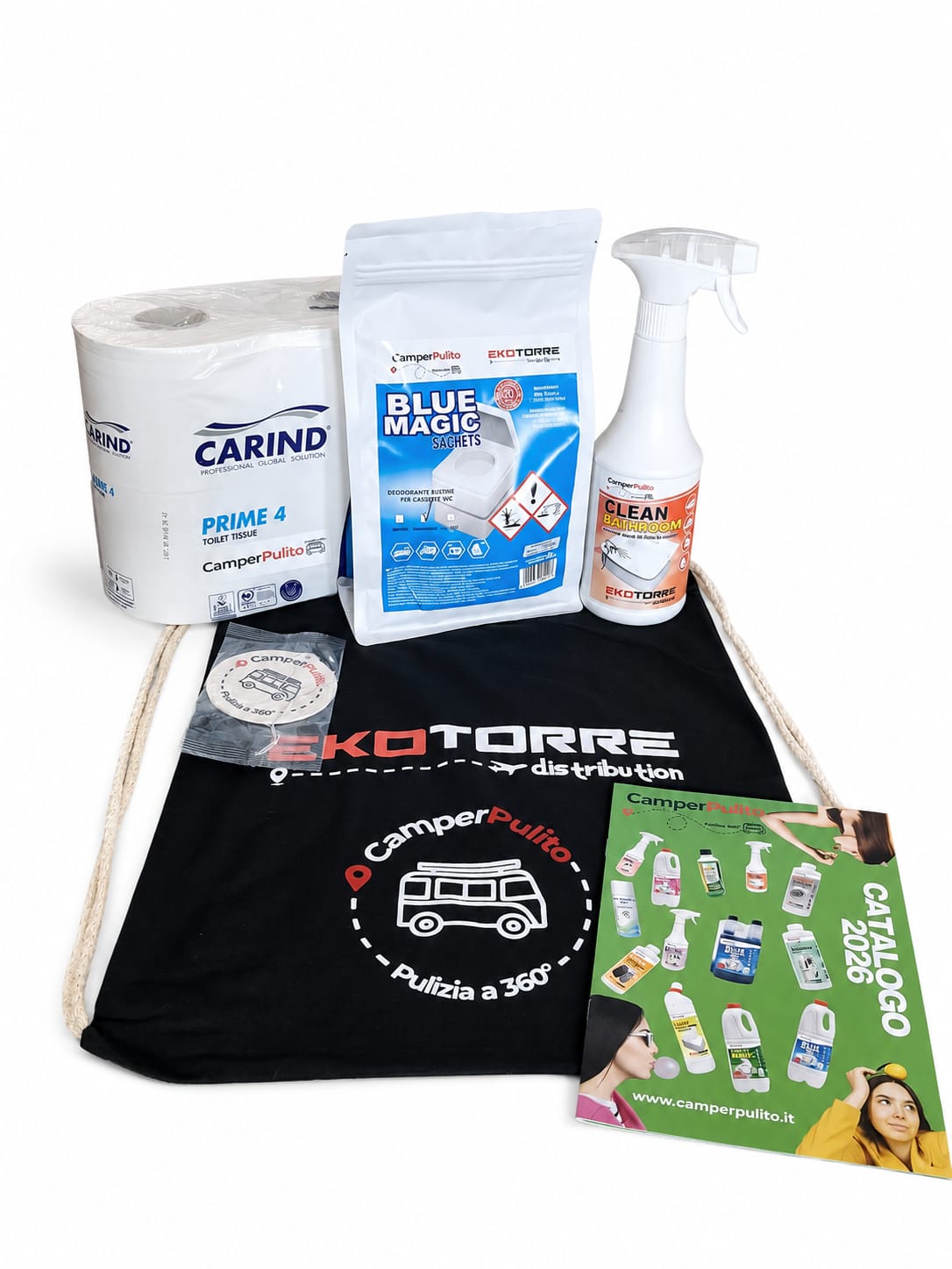 KIT CAMPER Gli indispensabili in bagno