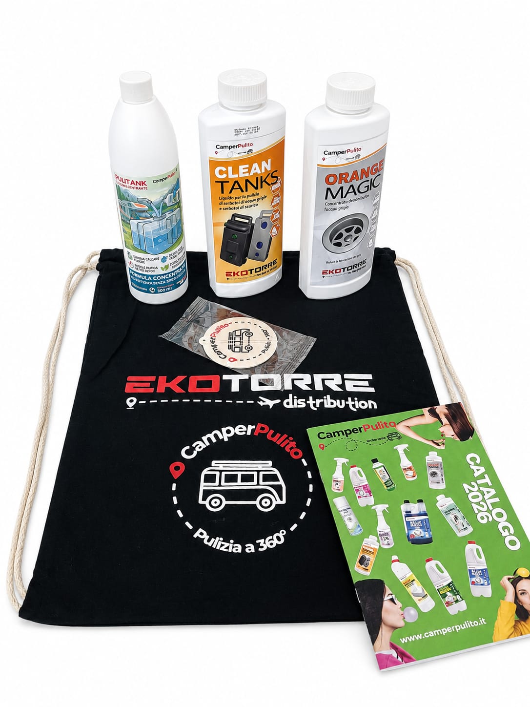 KIT CAMPER Pulizia Taniche